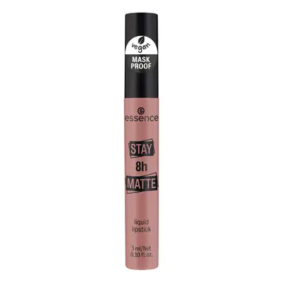 Essence Stay 8h Matte Liquid Lipstick - 02 Duck Face Hnědá