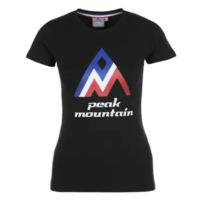 Peak Mountain T-shirt manches courtes femme ACIMES Černá