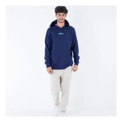 Hurley COSMIC WAVES SLUB FLEECE Modrá