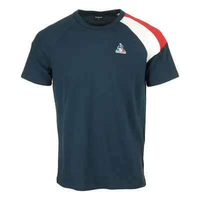 Le Coq Sportif Tri Tee Ss N4 Modrá