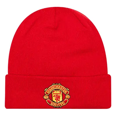 New-Era Core Cuff Beanie Manchester United FC Hat Červená