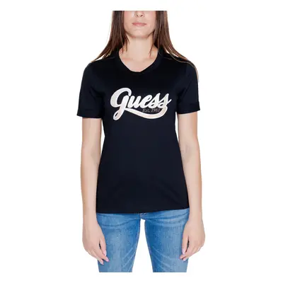 Guess SS CN GLITTERY LOGO W4YI09 JA914 Černá