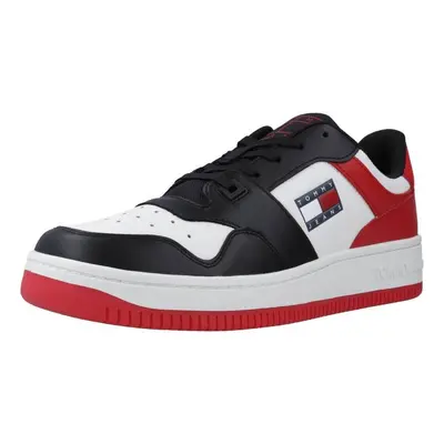 Tommy Jeans BASKET LEATHER Černá