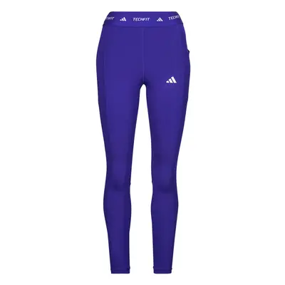 adidas TECHFIT Stash Pocket Full-Length Leggings Modrá