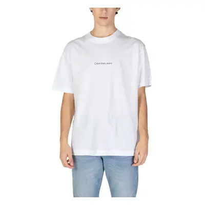 Calvin Klein Jeans GRID MONOGRAM TEE J30J325688 Bílá