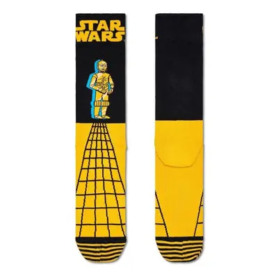 Happy socks STAR WARS C-3PO SOCK Žlutá