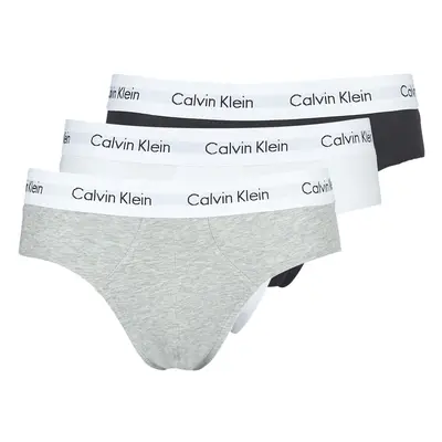 Calvin Klein Jeans COTTON STRECH HIP BREIF X 3 Černá