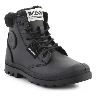 Palladium Pampa Hi Snow Warm 94380-008-M Black Černá