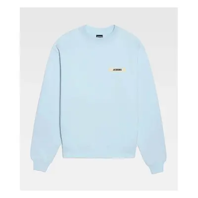 Jacquemus Le sweatshirt Gros Grain Modrá