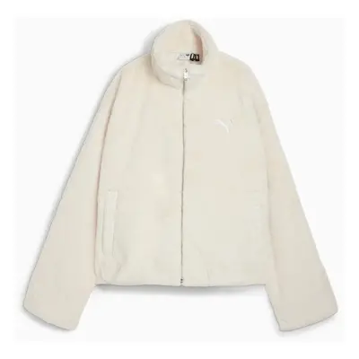 Puma SOFT FLEECE JACKET ALPINE SNOW Bílá