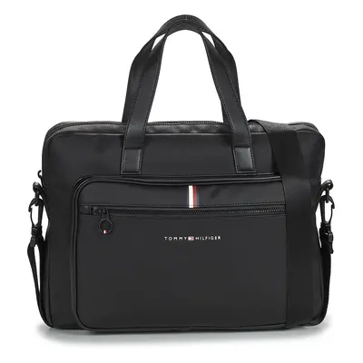 Tommy Hilfiger TH ESSENTIAL PIQUE COMPUTER BAG Černá