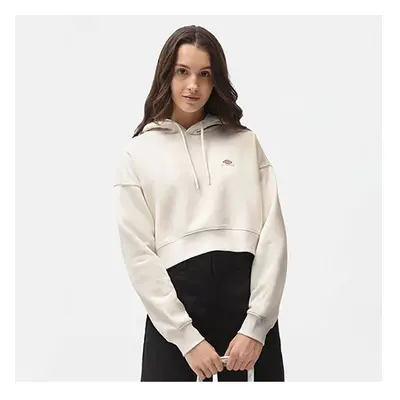 Dickies OAKPORT CROPPED HOODIE Bílá