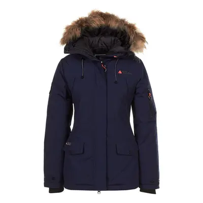 Peak Mountain Parka de ski avec vraie fourrure femme AKADOZ Tmavě modrá