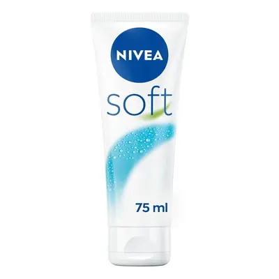 Nivea Soft Moisturizing Care Cream - Face Body Hands 75 ml