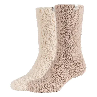 Skechers 2PPK Wm Cozy Fuzzy Socks Béžová