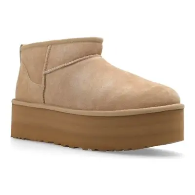 UGG BOTY ULTRA MINI PLATAFORM Béžová