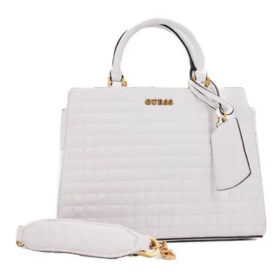 Guess TIA LUXURY SATCHEL Bílá