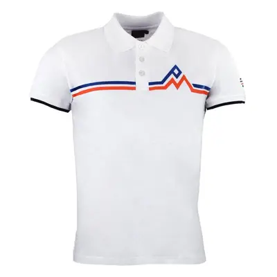 Peak Mountain Polo manches courtes homme CRISTAL Bílá