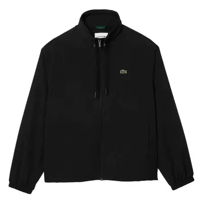 Lacoste Sportsuit Jacket with Removable Hood Black Černá