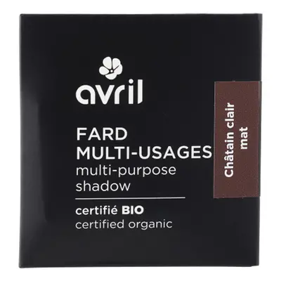 Avril Certified Organic Eyeshadow - Châtain Clair Mat Hnědá