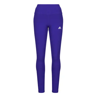 adidas ESSENTIALS HIGH-WAISTED LOGO LEGGINGS Modrá