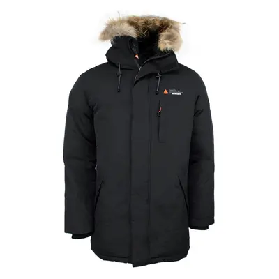 Peak Mountain Parka de ski vraie fourrure homme COGAN Černá