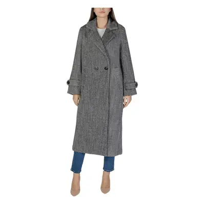 Vila VISAIA L/S COAT 14097914 Černá