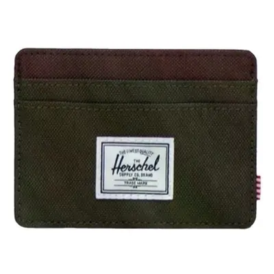 Herschel Charlie Eco Wallet - Ivy Green/Chicory Zelená