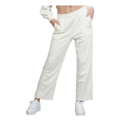 Puma PANTALONES CLASSICS STRAIGHT SWEATPAN Bílá