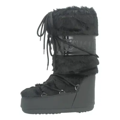 Moon Boot MB ICON FAUX FUR Černá