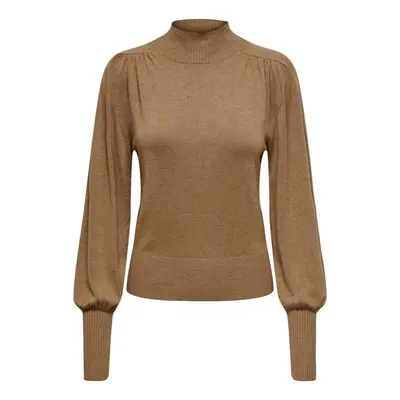 Only Julia Life L/S Knit - Toasted Coconut Hnědá