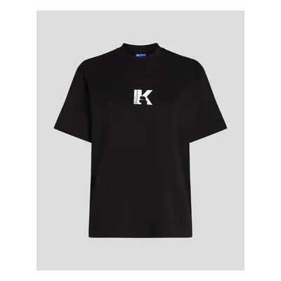 Karl Lagerfeld A1W17031 REG SS LOGO TEE Černá