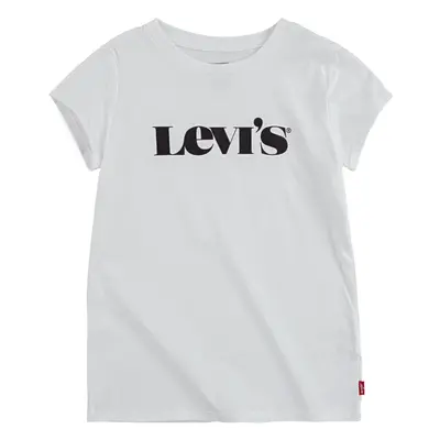 Levis MODERN VINTAGE SERIF TEE Bílá