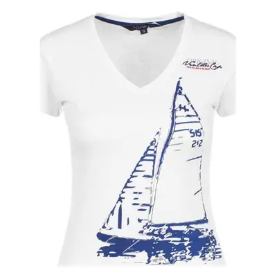 Vent Du Cap T-shirt manches courtes femme ADRIO Bílá