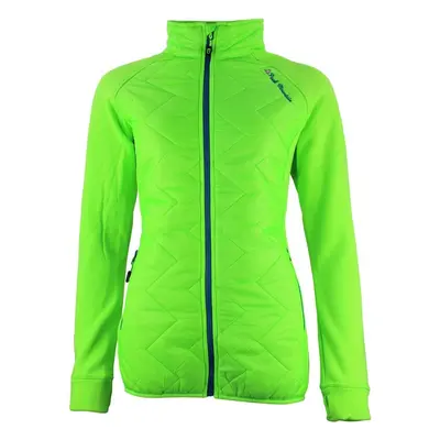 Peak Mountain Blouson polarshell bimatière femme ACER Zelená