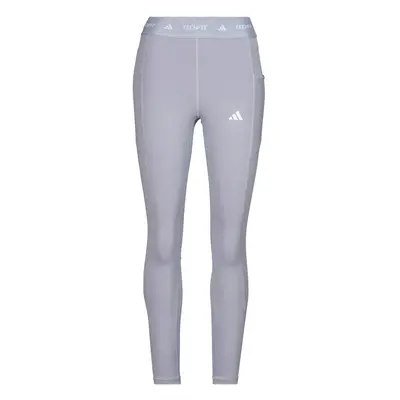 adidas TECHFIT Stash Pocket Full-Length Leggings Šedá