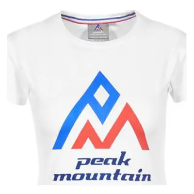 Peak Mountain T-shirt manches courtes femme ACIMES Bílá