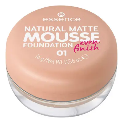 Essence Natural Matte Mousse Foundation - 01 Růžová