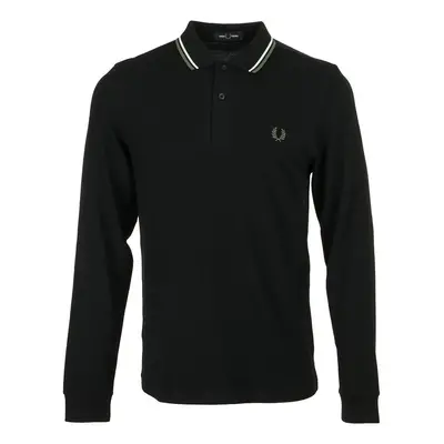 Fred Perry Twin Tipped Shirt Long Sleeves Černá