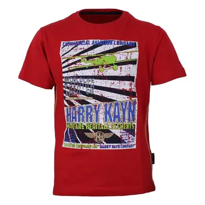 Harry Kayn T-shirt manches courtesgarçon ECEBANUP Červená