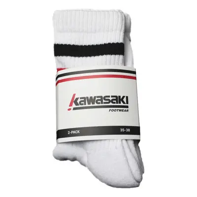 Kawasaki 2 Pack Socks K222068 1002 White Bílá