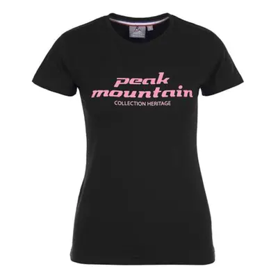 Peak Mountain T-shirt manches courtes femme ACOSMO Černá