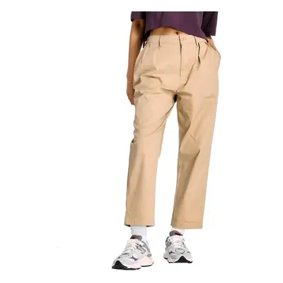 New Balance BOYLSTON TWILL TAPERED PANT Hnědá