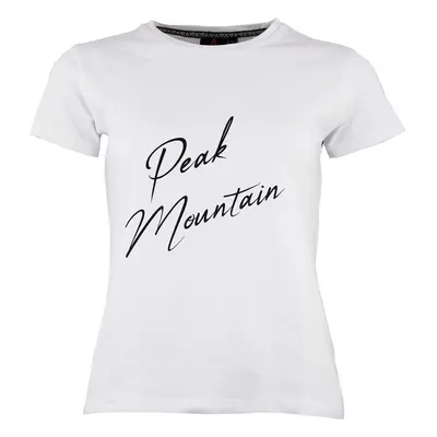 Peak Mountain T-shirt manches courtes femme ATRESOR Bílá