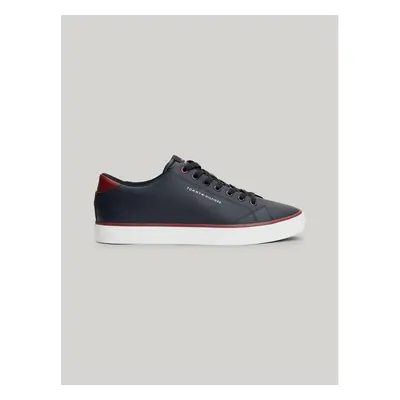 Tommy Hilfiger TH HI VULC CORE LOWLEATHER Tmavě modrá