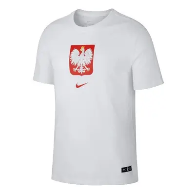 Nike Poland Evergreen Crest Tee Bílá