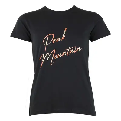 Peak Mountain T-shirt manches courtes femme ATRESOR Černá