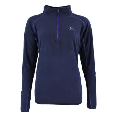 Peak Mountain Sweat polaire 1/2 zip femme AFINE Tmavě modrá