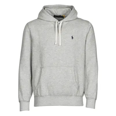 Polo Ralph Lauren SWEAT A CAPUCHE MOLTONE EN COTON LOGO PONY PLAYER Šedá