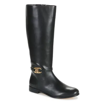 Lauren Ralph Lauren BRIDGETTE-BOOTS-TALL BOOT Černá